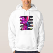 Go Urban mit Neon Kash Kaninchen Hoodie (Vorderseite)
