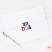 GO USA Red White & Blue Stickers (Umschlag)