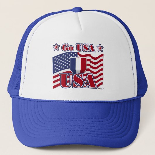 Go USA Truckerkappe (Vorderseite)