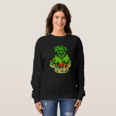 Go Vegan Broccoli Weightlifting Gym Strengthsport  Sweatshirt (Vorne ganz)