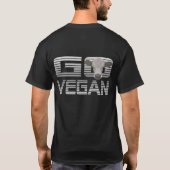 GO VEGAN CALF -01+m T-Shirt (Rückseite)