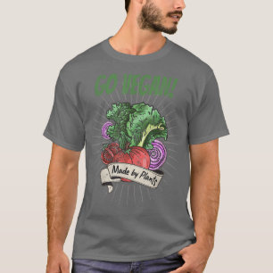 Go Vegan Made by Pflanze für veggie Vintage Vegeta T-Shirt