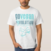 GO VEGAN REVOLUTION -16m T-Shirt (Vorderseite)