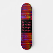 GO VEGAN SKATEBOARD DECK (Vorne)