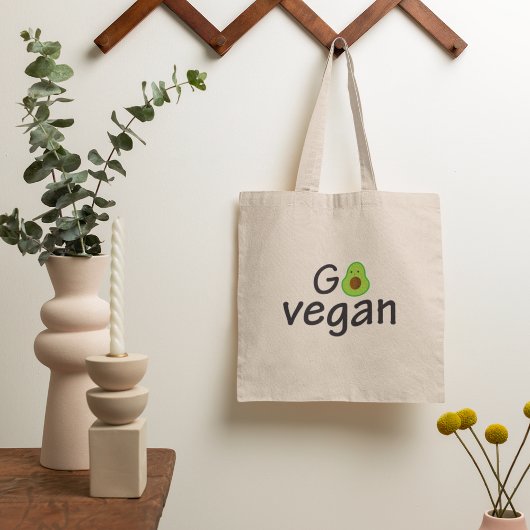 Go Vegan Totbeutel Tragetasche