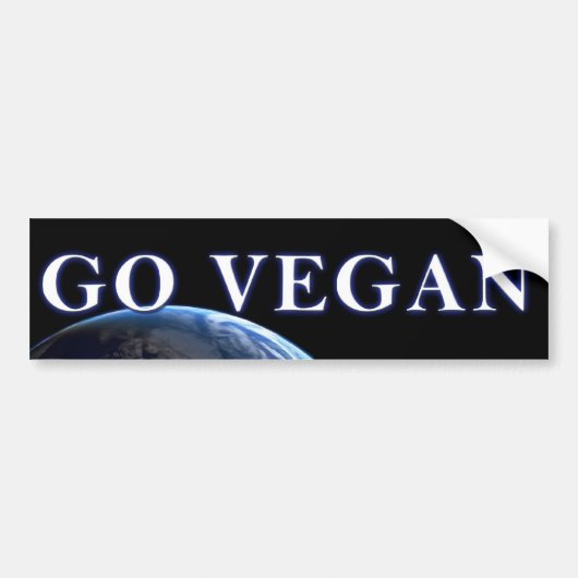 GO-VEGAN V2 AUTOAUFKLEBER (Vorne)