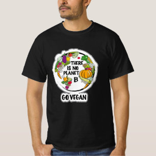 Go Vegan Vegetarian Veggie Veganism Food Geschenk  T-Shirt