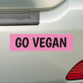 GO VEGANE AUTOAUFKLEBER (Auf Auto)