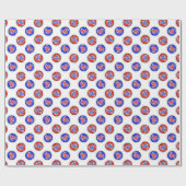 Go Vote Pins Wrapping Paper Geschenkpapier (Flach)