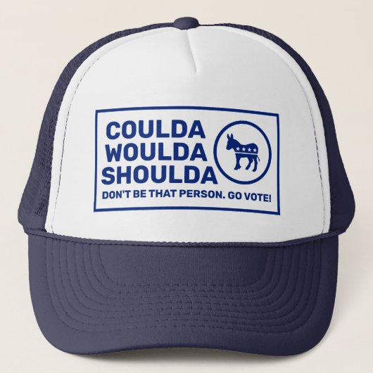 Go Vote™ Trucker Hat Truckerkappe (Vorderseite)