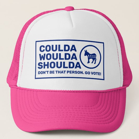 Go Vote™ Trucker Hat Truckerkappe (Vorderseite)
