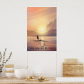 Go Water Skiing Travel Poster (Küche)