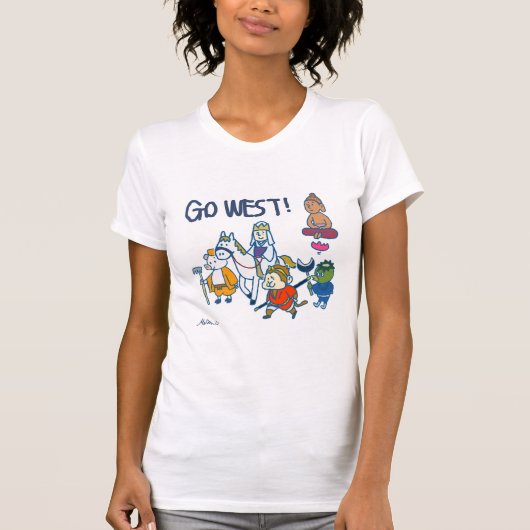Go West! 西遊記 T-Shirt (Vorderseite)