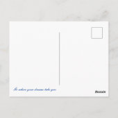 Go where your dreams take you postkarte (Rückseite)