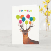 Go Wild - Birthday Puff Card Karte (Gelbe Blume)