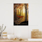 Go Wild Camping Travel Poster (Küche)