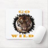 Go Wild Tiger Mousepad (Mit Mouse)