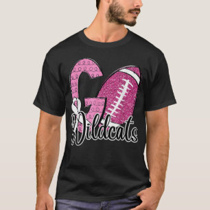 Go Wildcats School Sport Fan Spirit Breast Cancer T-Shirt