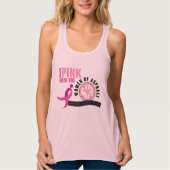 "Go with Pink" Ladys Tank Top (Vorderseite)