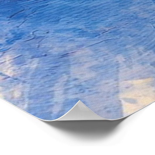 Go with the flow C Poster (Ecke)