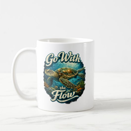Go With The Flow  Kaffeetasse (Links)