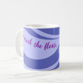 "Go with the Flow" Ocean Serenity Tasse (Vorderseite Links)