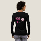 "Go with the Pink" Kampagne "Women's Long Sleeve" Tri-Blend Shirt (Voller Rückseite)
