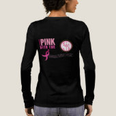 "Go with the Pink" Kampagne "Women's Long Sleeve" Tri-Blend Shirt (Rückseite)