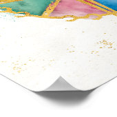 Go Your Own Way Quote With Colored Compass Poster (Ecke)