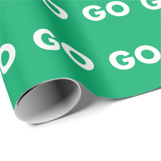 Go-Zeichen Geschenkpapier (Rolleneckpunkt)