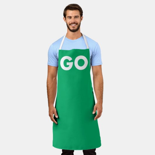 Go-Zeichen Schürze (Getragen)