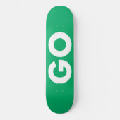 Go-Zeichen Skateboard (Vorderseite)