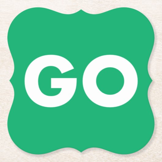 Go-Zeichen Untersetzer (Vorderseite)