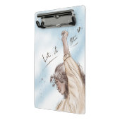 Go-Zwischenablage S gelassen | Frau Blue Sky Mini Klemmbrett (Gewinkelt2)