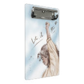 Go-Zwischenablage S gelassen | Frau Blue Sky Mini Klemmbrett (Schrägansicht)