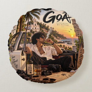 Goa • Anders von Natur aus • Nicht nur ein Reisezi Rundes Kissen