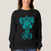 GoA Elephant - Psychedelic Trance - OM Psytrance Sweatshirt (Vorderseite)