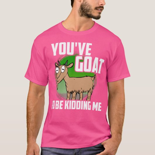 Goa Goat Punny T-Shirt (Vorderseite)