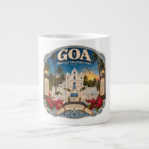 Goa Immaculate Conception Kirche Panaji – Vintage  Jumbo-Tasse