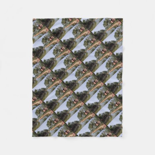 Goa India Fleecedecke (Vorderseite)