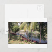 Goa India Garden Postkarte (Vorne/Hinten)