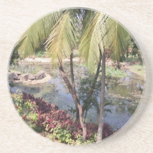 Goa India Garden Sandstein Untersetzer