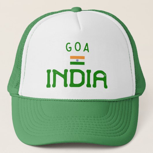 Goa India gestört Truckerkappe (Vorderseite)