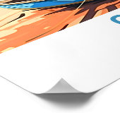 Goa India Travel Print Poster (Ecke)