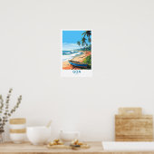 Goa India Travel Print Poster (Küche)