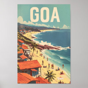 Goa India Vintag Poster