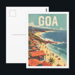 Goa India Vintag Postkarte<br><div class="desc">Goa India Vintag</div>