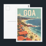 Goa India Vintag Postkarte<br><div class="desc">Goa India Vintag</div>