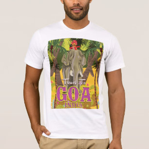 Goa India Vintage Reiseplakat T-Shirt