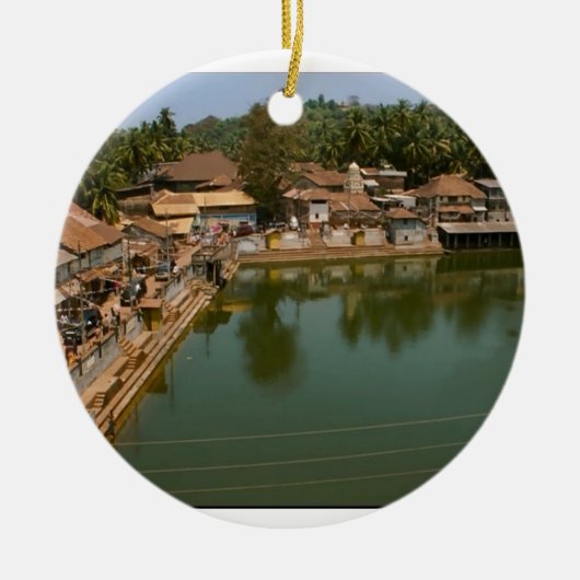 GOA INDIEN ASIEN KERAMIK ORNAMENT (Vorne)